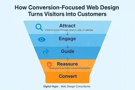 What are the conversion-focused small business website features